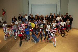 BLOOMINGTON, MN AUGUST 20:Bike giveaway at Mall of America on August 20, 2015 in Minneapolis, Minnesota. © Tony Nelson