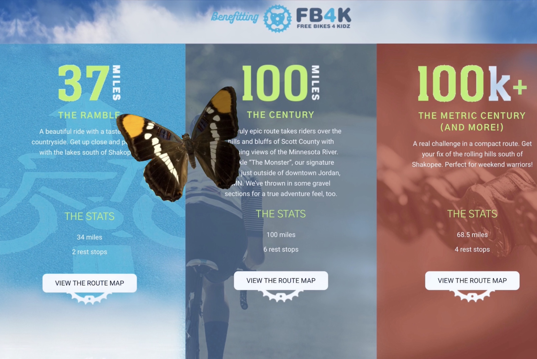 RIDE ROUTES ANNOUNCED!